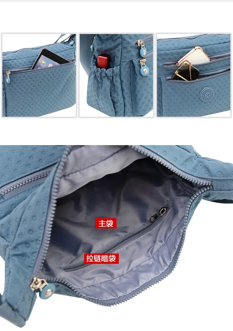 Travel Female Male Crossbody Bags Zipper Multiple Pocket Handbag Casual Waterproof Nylon Women Shoulder Messenger Bag Travel Female Male Crossbody Bags Zipper Multiple Pocket Handbag Casual Waterproof Nylon Women Shoulder Messenger Bag