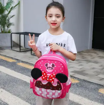 

Disney Baby Children Schoolbag For Kindergarten Cartoon Mickey Minnie Kids Cute Backpack Fashion Kids School Bookbag Mickey bag