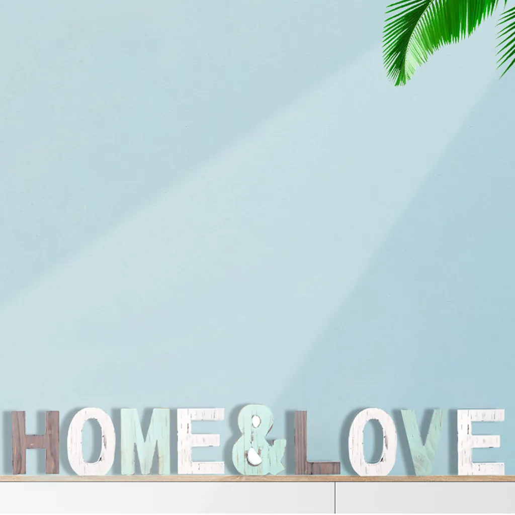 Из дерева в деревенском стиле LOVE & HOME декоративный знак стоящий вырез слово Декор