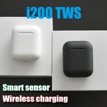 I200 TWS 1:1 беспроводные Bluetooth наушники настоящая батарея в ухо стерео наушники спортивные свободные руки pk i100 i500 i9000 i10000 TWS