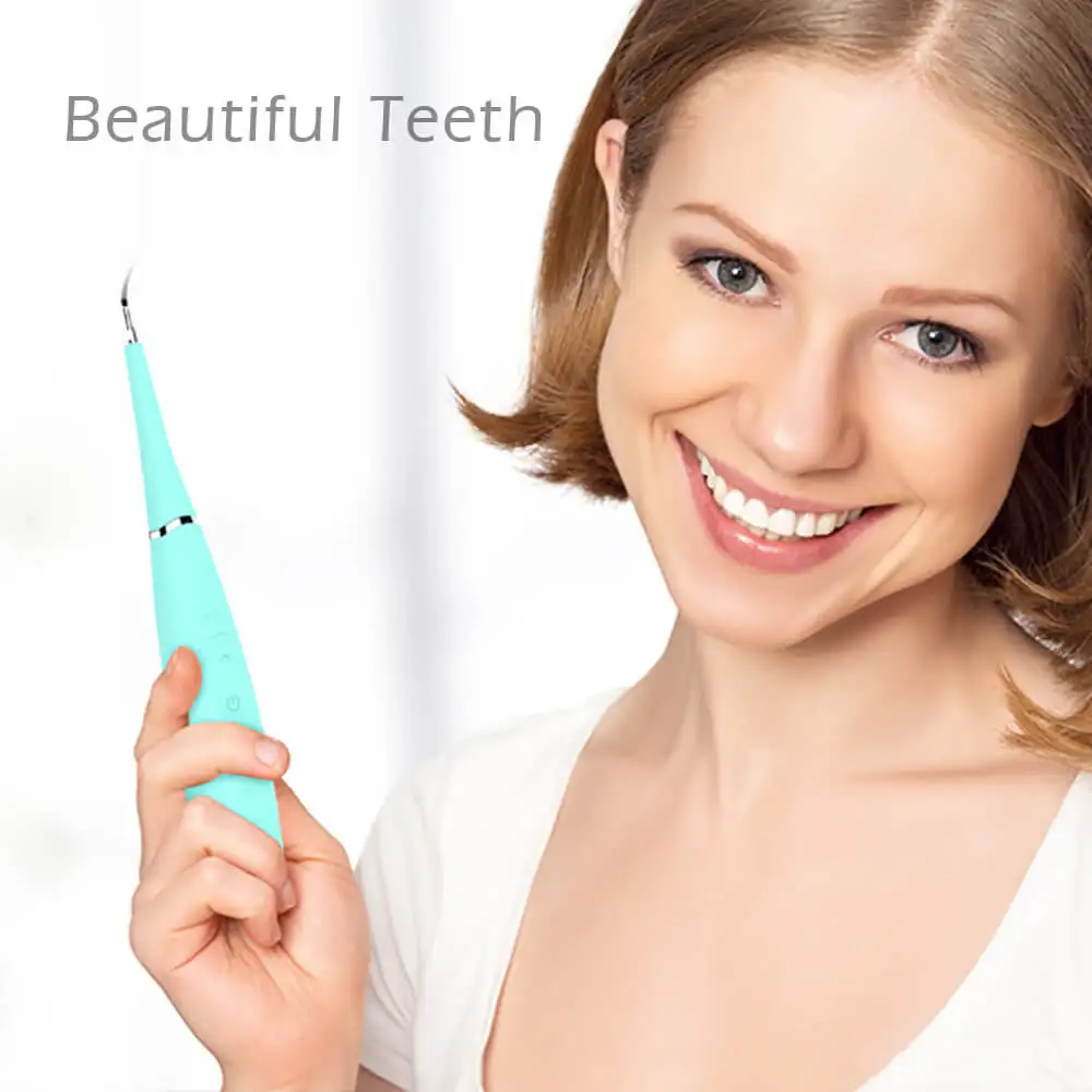 Beste Draagbare Elektrische sonic Tandheelkundige Scaler Tand Vlekken Tandsteen Ultra sonic Usb Opladen Tanden Calculus Remover Tand Whitening Tool