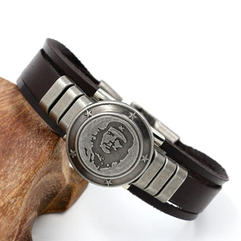 Men Warrior Bracelet Handmade Badge Bracelet