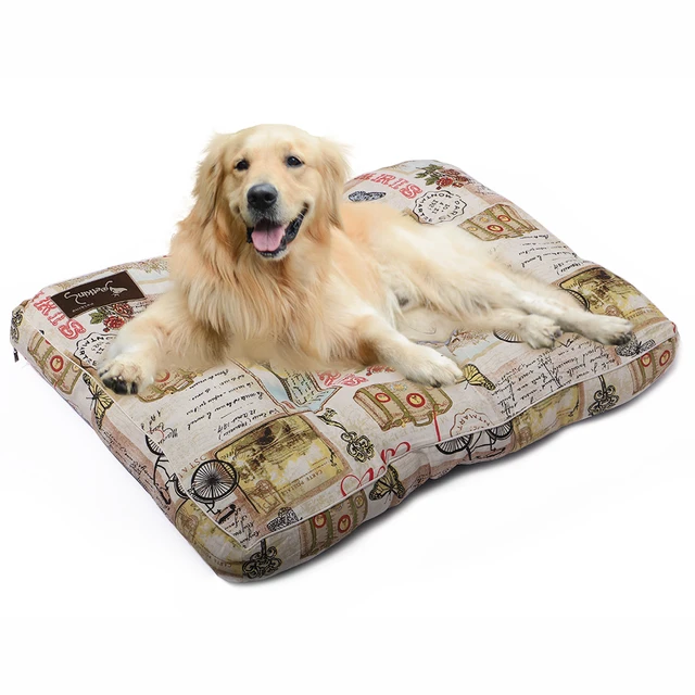 Petaccom-petking dog bed-removable and washable pet mattress soft and non-slip dog cushion, pet mats, thick pet blankets, pet kennels M-XL As the image shows