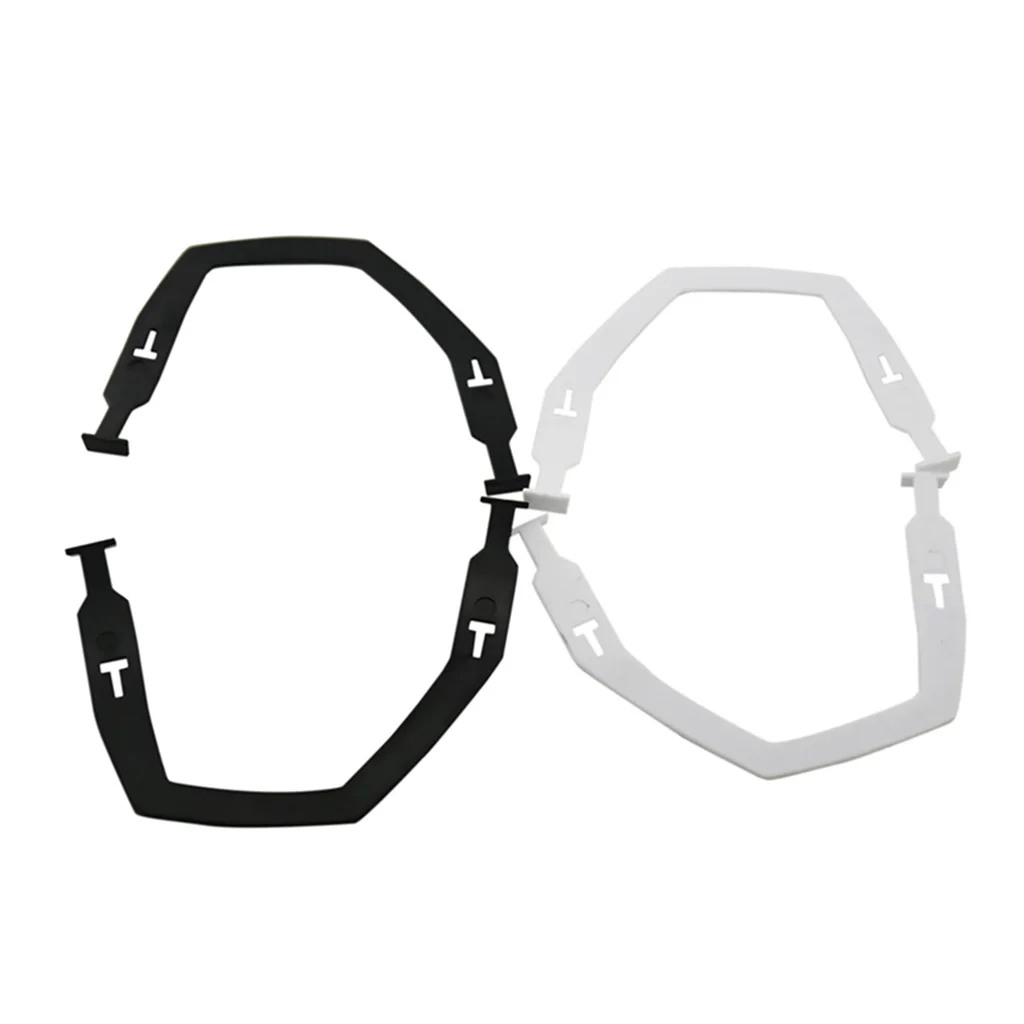 Toygogo Hockey Helmet Chin Strap with Snap Replacement Ear Loops/Ear Slings/Ear Hanger Hockey Helmet Accessories