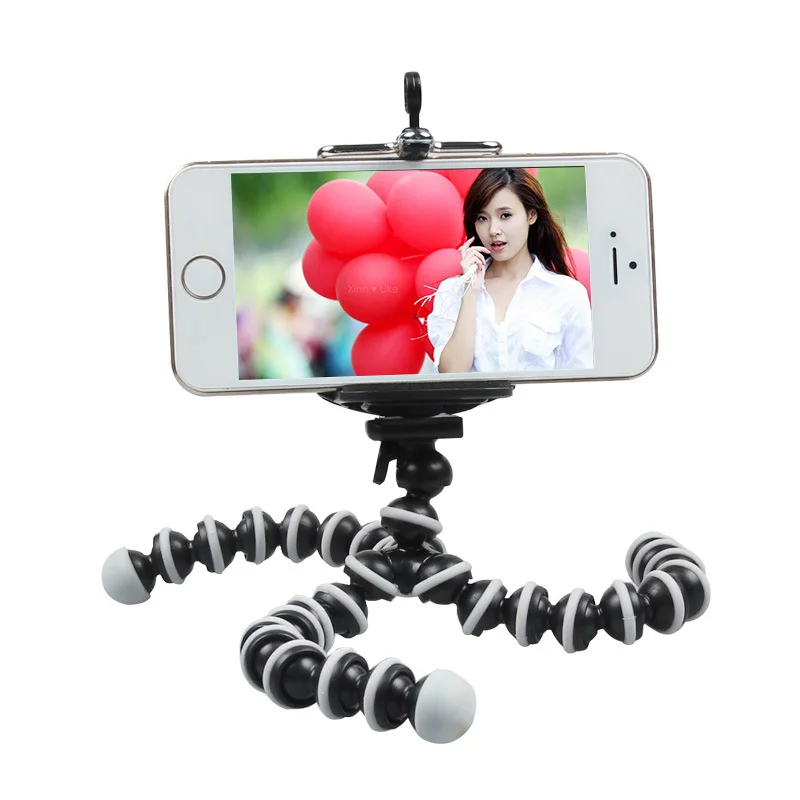 Portable Small Octopus Bracket Selfie Stick Octopussy Tripod Mobile Phone Flexible Clip Baby Octopus