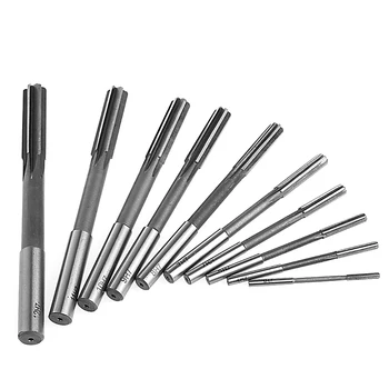 

10Pcs 3-12mm HSS Straight Shank Chucking Reamer Milling Cutter Tool New 2017