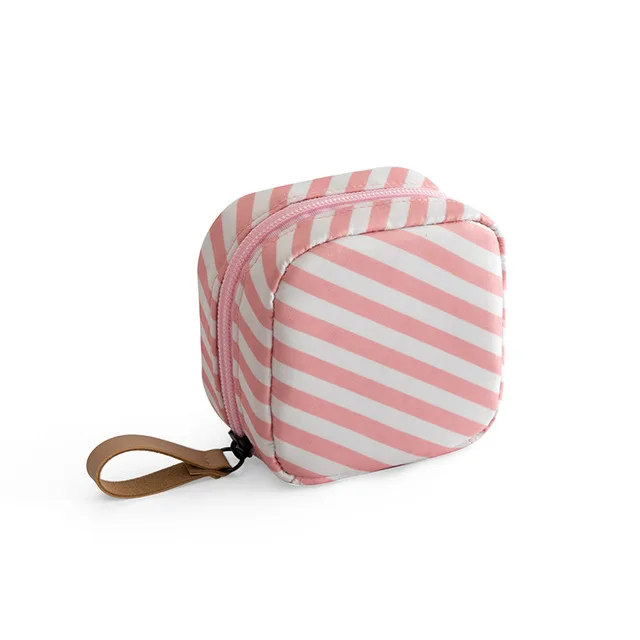 Портативная сумка для хранения мешочек для помады гигиенические салфетки органайзер для мойки в дороге туалетные принадлежности для путешествий Повседневный водонепроницаемый органайзер для макияжа - Цвет: pink Cosmetic Bag