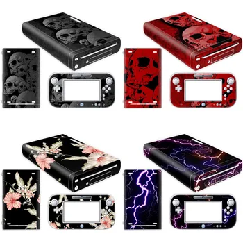 

FOR Wii U Protective skin Vinyl Skin Sticker for Nintendo Wii U console and controller skins Stickers