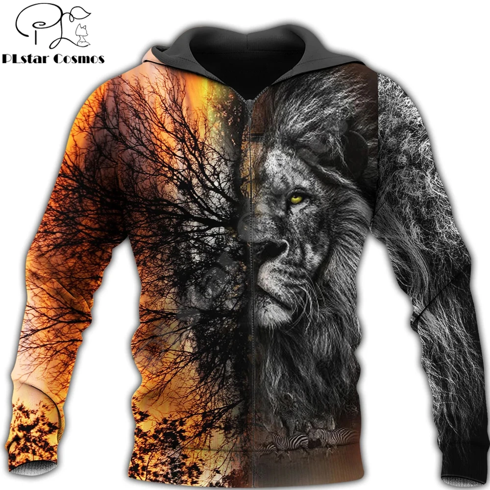 

Love Lion King 3D All Over Printed Mens hoodies Harajuku Streetwear Fashion Hoodie Unisex Autumn Jacket Tracksuits Drop shipping