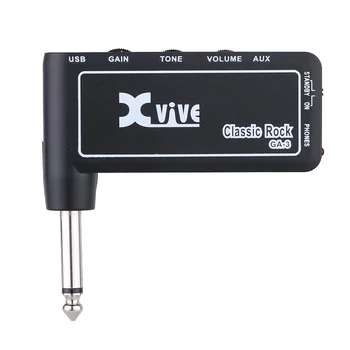 

Xvive GA3 Headphone Guitar Amplifier amp Classic Rock Mini Portable Rechargeable Electric Guitar Plug Headphone Amp Amplifier