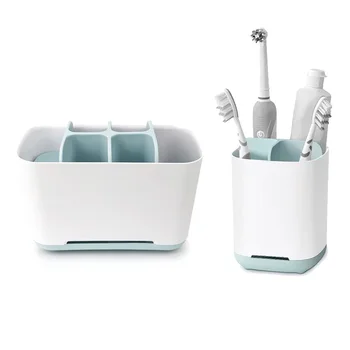 

Multi-function Toothbrush Holder Bathroom Storage Box Shaving Makeup Brush Electric TeethBrush Toothpaste Holder Organizer Stand