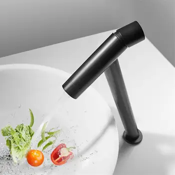 

Painting Basin Faucet Bathroom Black Faucet Painting Finish Basin Sink Tap Mixer Hot & Cold Water Faucet Dual Handles