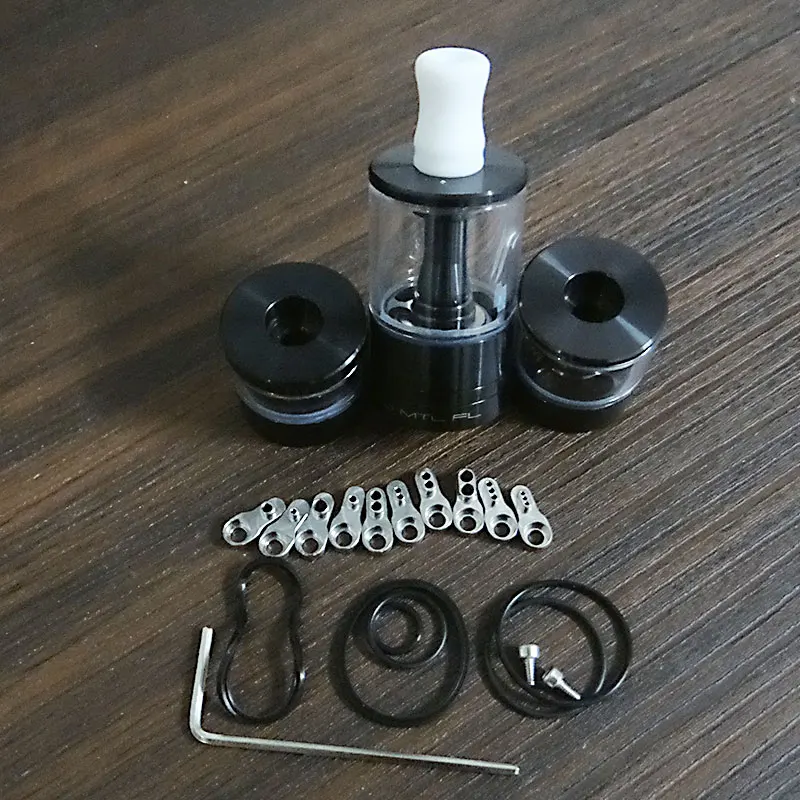 Dvarw MTL FL RTA Atomizer 24/22mm Vapoizer Tank RBA BellCap Top Filling 316SS Single Coil With 11pcs AFC Insert vs zeus x mesh |