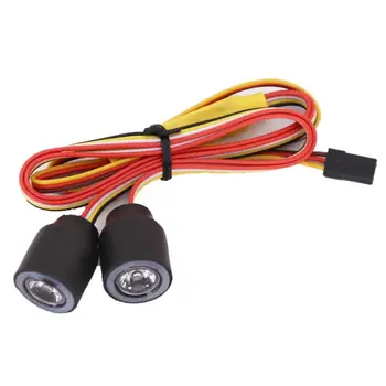 

LED Lights Headlight for 1/10 RC Rock Crawler SCX10 TRX4 D90 Upgraded DIY Accessories