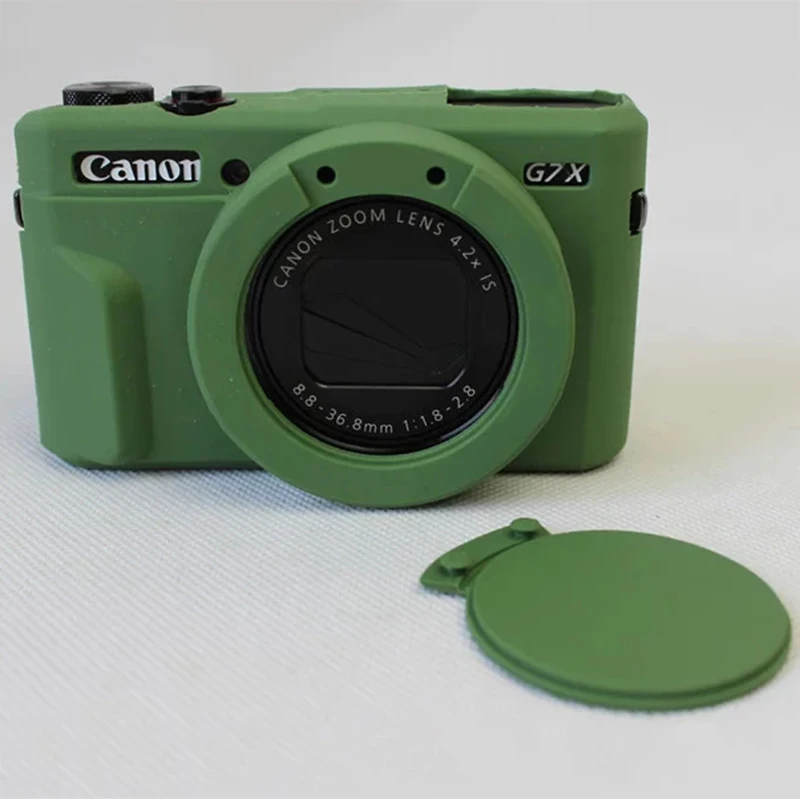 Силиконовая сумка для камеры Canon PowerShot G7X Mark II защитные сумки объектива Мягкий