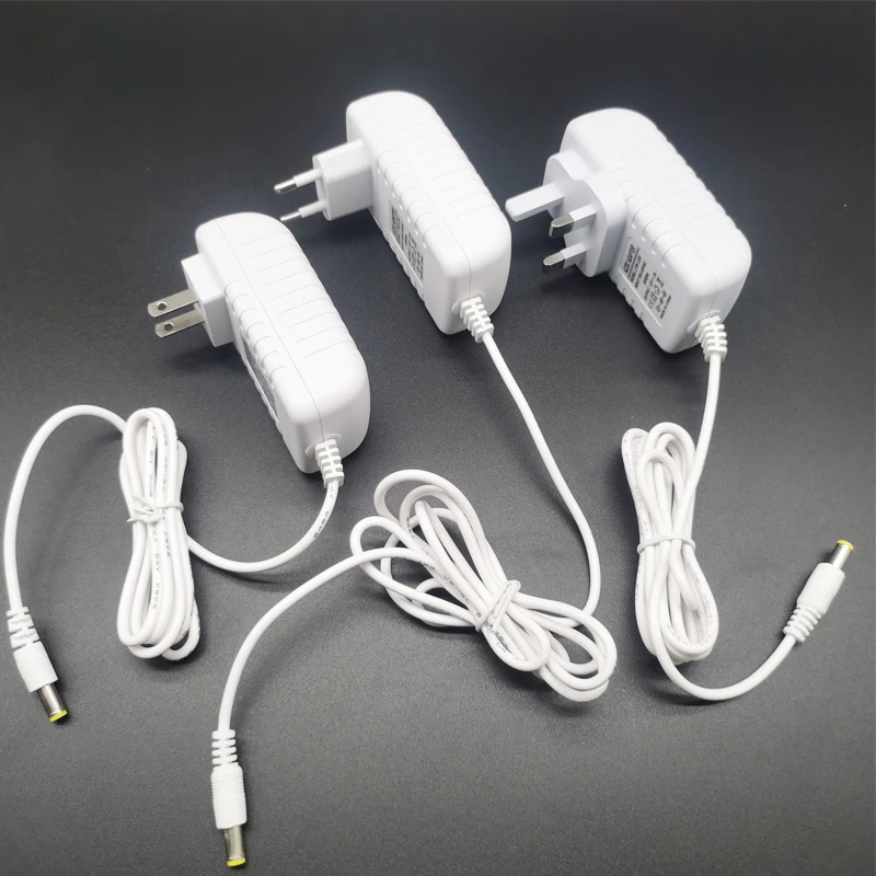 Description Picture 2 of itemDC12V 2A 3A Adapter power supply 12V US/EU/UK Transformer Charger for 5050 2835 5630 LED string strip Bar Light LED Driver Plug