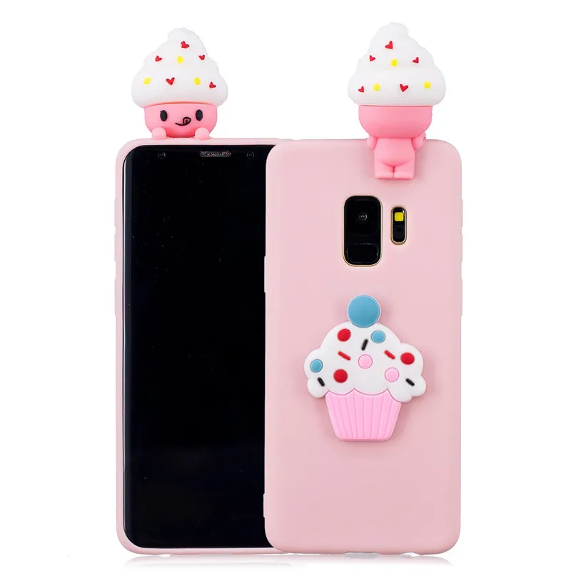 Мягкий 3D чехол с единорогом пандой КАКТУСОМ для Samsung Note10 S8 S9 S10 S20 Plus Ultra S7 Edge A10 A20 A20E