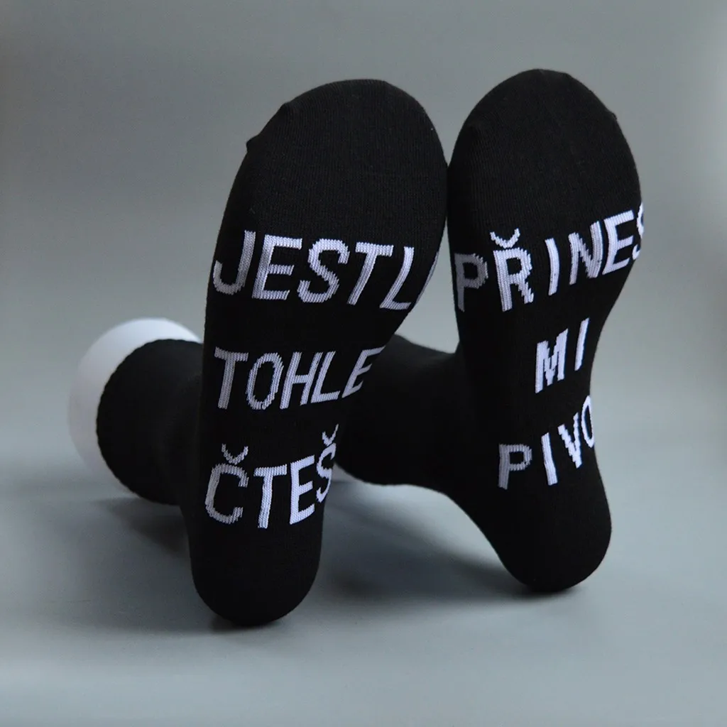 Носки в Корейском стиле унисекс для женщин и мужчин; коллекция года; повседневные носки с буквенным принтом Jesrle Tohle Cets; Новинка; забавные носки; Calcetines Mujer