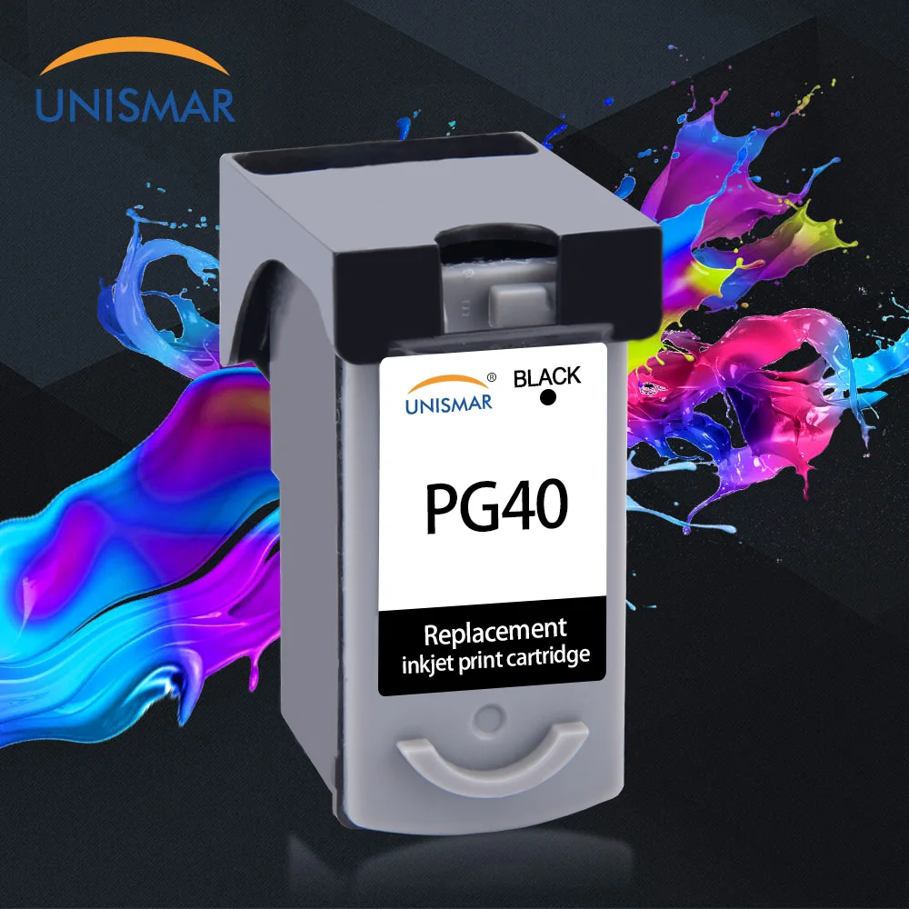 Многоразовый чернильный картридж Unismar PG40 для принтера Canon PG 40 Pixma iP1800 iP1200 iP1900 iP1600