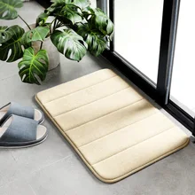 2019New40*60 см ванная комната влагопоглащающая поверхность ворсистый коврик пены памяти коврик для ванной комнаты кухонный пол tapis salle de bain коврик для ванной