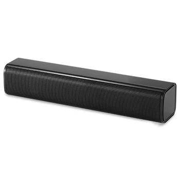 

Dual Speaker with Bluetooth TF Card Function Black Strip Multimedia Gift Subwoofer USB2.0 Computer Speaker