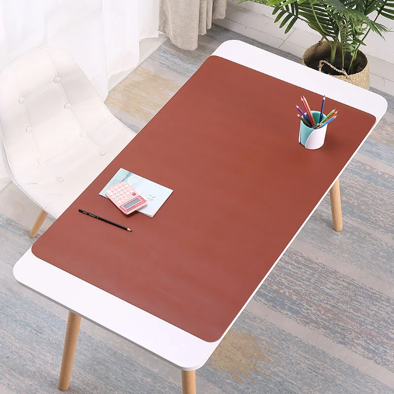 Brown Игровой коврик для мыши водонепроницаемый износостойкий устойчивый к царапинам большой коврик для мыши геймерский Большой Коврик Для Мыши Компьютерный коврик для стола - Цвет: Brown