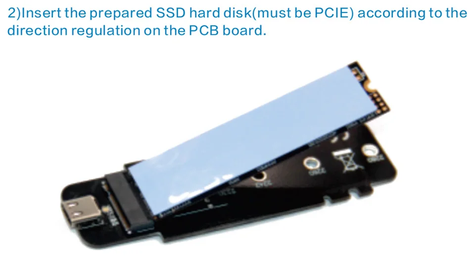 M key NVME PCI Express M.2 корпус SSD, HDD USB3.1 для PCI-e 3,0 4x NGFF 2280 мобильный ящик для samsung 960 EVO PM961 PM951