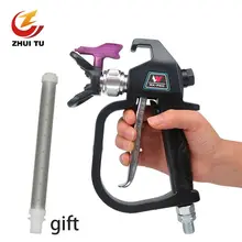 Профессиональный 3600PSI высокого давления безвоздушный распылитель краски пистолет с 517 наконечник распылителя Защитная насадка для вагнера Titan распылительная машина