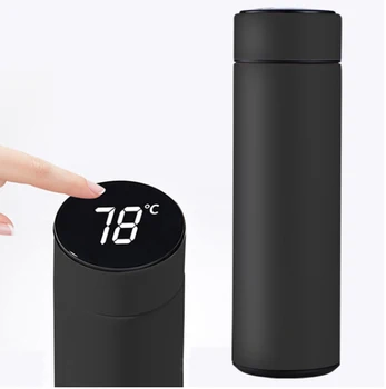 

Intelligent Stainless Steel Thermos Bottle Cup Temperature Display Vacuum Flasks Travel Car 500M Coffee Mug Thermos Water Bottle