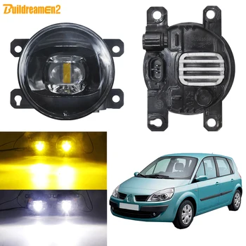 

Fog Light Assembly For Renault Scenic II III 2003-2015 Car H11 Front Bumper LED Lens Fog Lamp Daytime Running Light 30W 12V