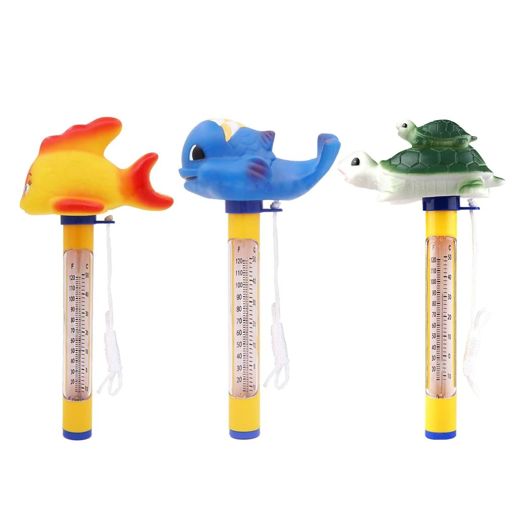 Бассейн термометр Температура воды тестер в силе IKEA с веревкой милые животные на открытом воздухе Детский костюм для купания, спа мультфильм измерения инструмента