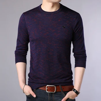 

Mens Knit Tops Sweater Pullover Basic O Neck for Autumn Winter Solid Fashion Casual BO25691220
