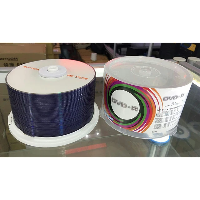 안정적이고 대용량 저장을 위한 고품질 DVD-R 디스크