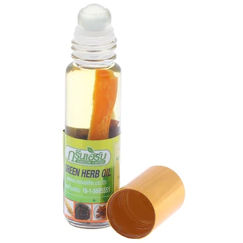 

1PC Pain Relief Ointment Compound Essential Oil Thai Green Herb Nasal Peppermint Oil Refreshing Brain Sickness Refreshing Oil