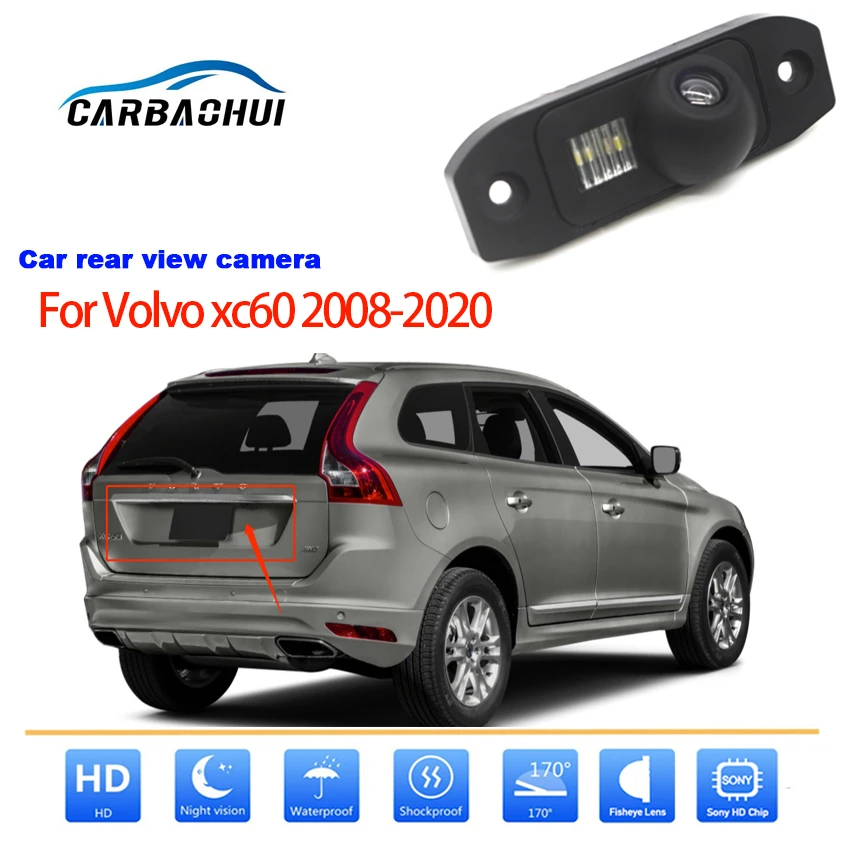 car camera Car Rear View Camera For Volvo XC60 2007~2020 2013 2017-2022 Car Reverse Parking Camera Full HD CCD Waterproof high quality backup camera for car