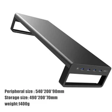 Новейшая смарт-подставка из алюминиевого сплава для ноутбука с портом USB 3,0