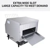 220V chain type toaster for hotel toaster 2050W crawler type automatic toaster with stainless steel body 3