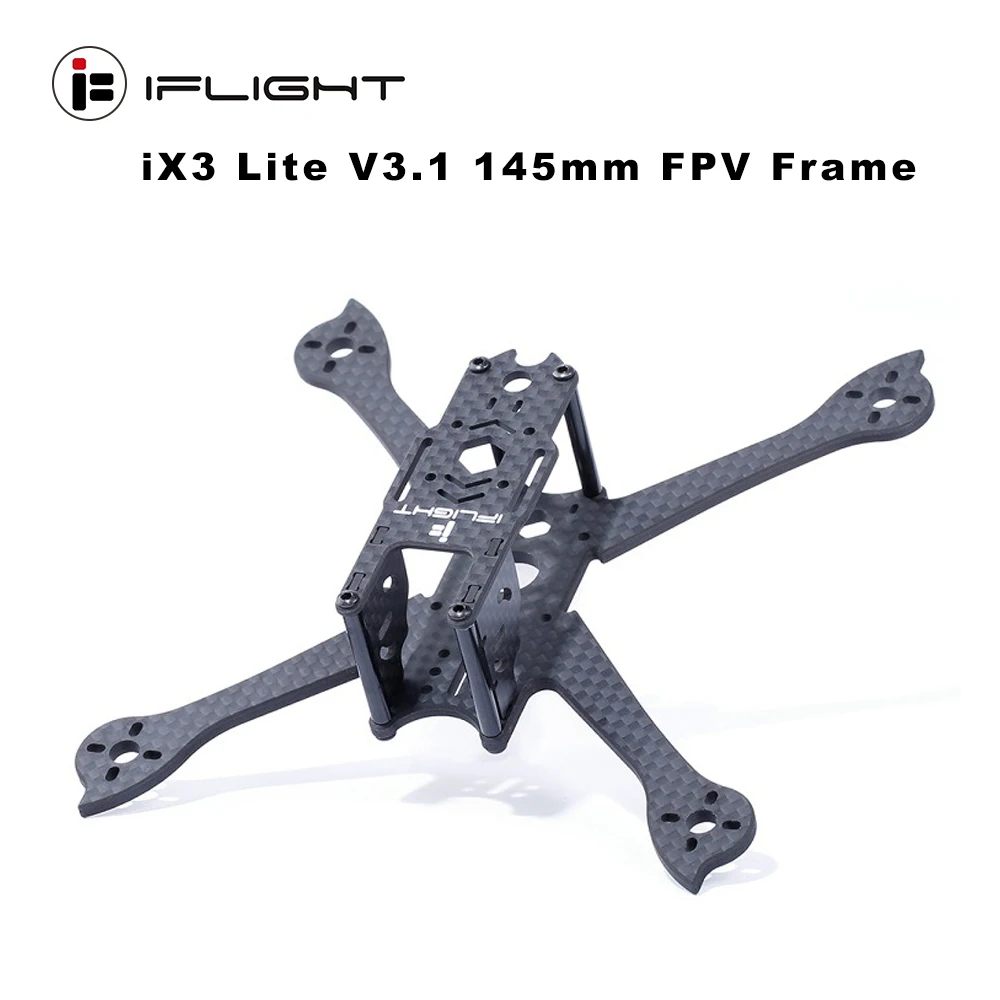 

iFlight iX3 Lite V3.1 145mm 3 inch FPV Frame with 3mm arm compatible Tachyon 1408 brushless motor for FPV racing drone