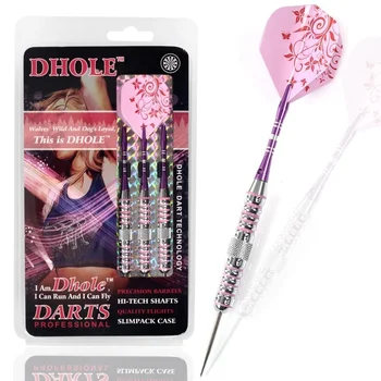 

CUESOUL DHOLE Series Professional 25g Steel Tip Darts With Pink Aluminum Dart Shaft & Flight