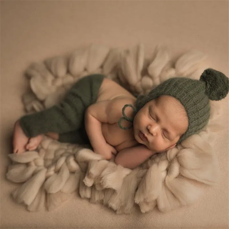Реквизит для фотосессии новорожденных аксессуары крючком короткое одеяло фон для фотосессии новорожденных квадратное одеяло 45*45 см корзина наполнитель