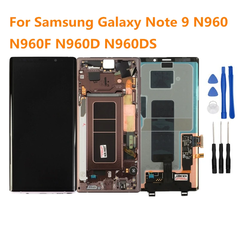 

100% Tested For Samsung Galaxy Note 9 N960 LCD Display Touch Screen Digitizer Assembly note9 For Samsung N960F N960D N960DS lcd