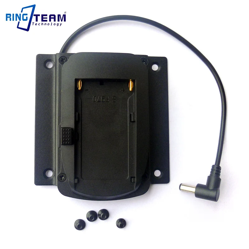 2 компл./лот для Sony NP-F550 NP-F750 NP-F970/np F970 F750 F550 Батарея адаптер Монтажная пластина для мониторов с VESA стандарт