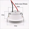LED mini Downlight Under Cabinet Spot Light 3W for Ceiling Recessed Lamp AC85-265V Dimmable Down lights with driver 2