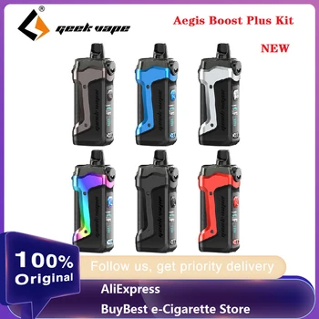 

NEW Original Geekvape Aegis Boost Plus 3-in-1 Vape Pod Kit Suit for Pod/RDTA/Tank & Max Output 40W E-cig Vape Kit Vs Aegis MAX