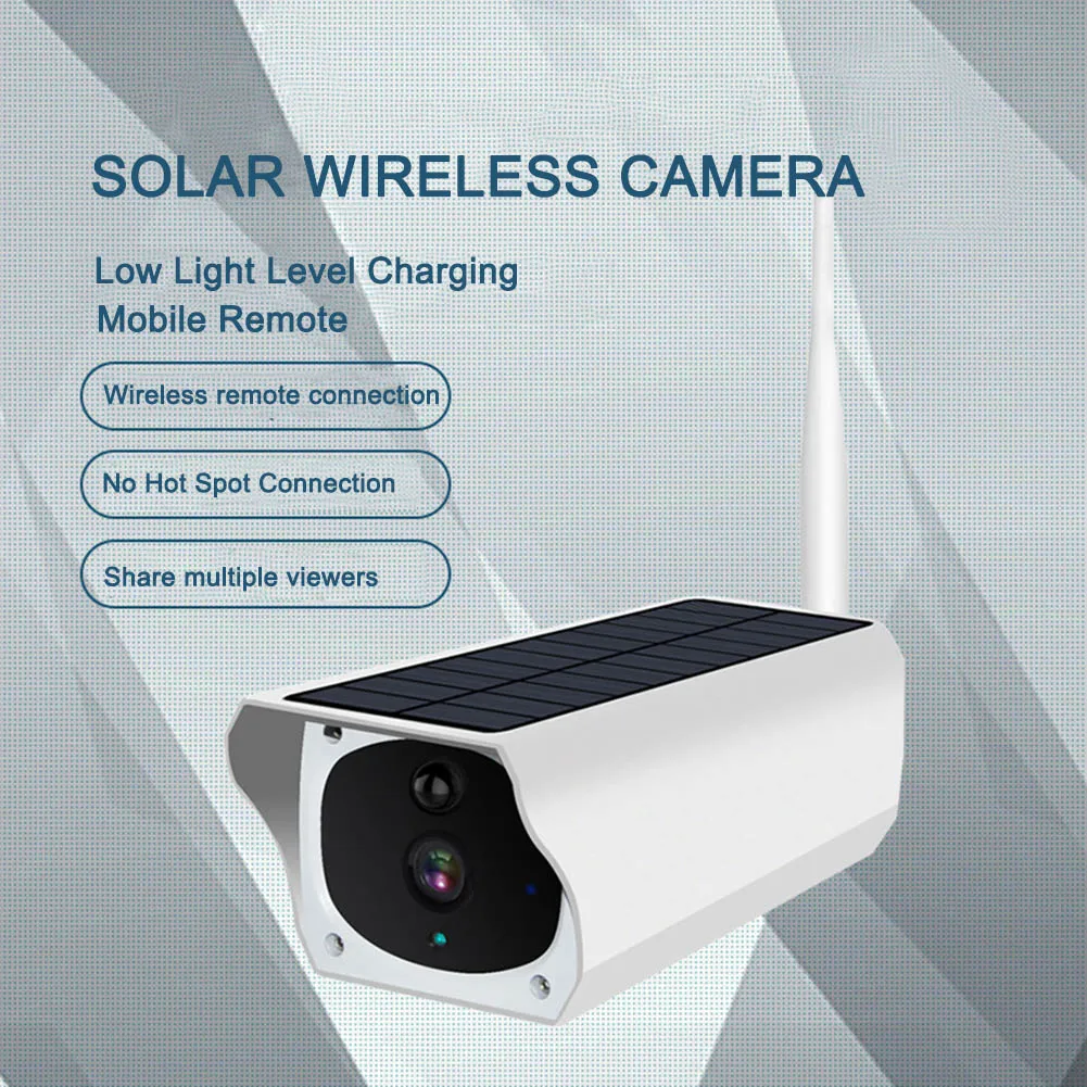 Уличная камера на солнечной батарее HD 1080P Водонепроницаемая IP66 WiFi беспроводная домашняя камера безопасности сетевая камера наблюдения беспроводная камера