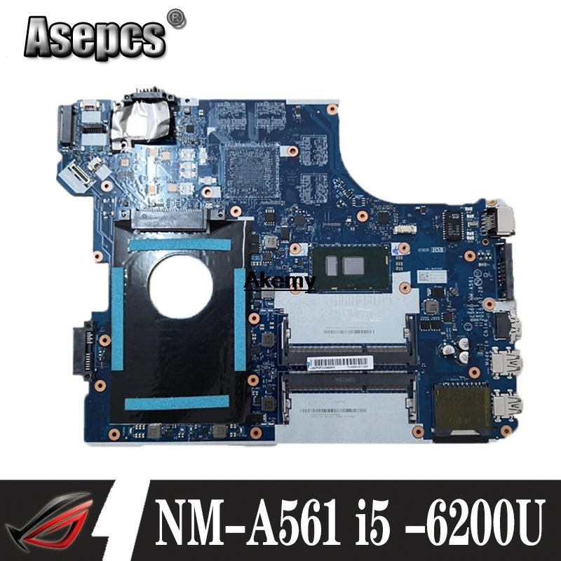 

BE560 NM-A561 motherboard for Lenovo Thinkpad E560 E560C notebook motherboard FRU 01AW105 CPU i5 6200U DDR3 100% test work
