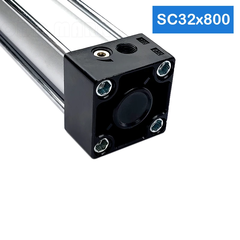 Sc32X800 пневматический цилиндр 32 мм диаметр 800 мм Ход двойного действия стандартный воздушный цилиндр SC32* 800 SC32-800 магнит