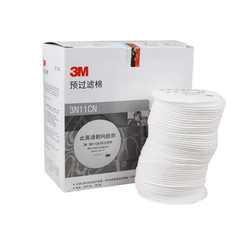 

3M Filter Cotton 3M3N11CN New Style Pre-filtered Cotton 3200 Dust-proof Cotton 3M3200 Gas Mask Filter Cotton