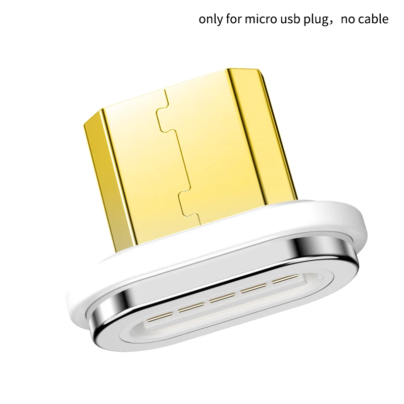 Магнитный 3а 18 Вт USB кабель для быстрой зарядки и передачи данных для type C Lightning Micro USB QC3.0 Быстрая зарядка для мобильных телефонов iPhone Android - Цвет: For Micro Plug Only