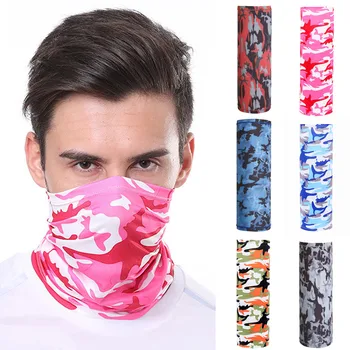 

Masque protection Outdoor Sports Men Women's Turban Scarf Bicycle Neck Tube Bandana Face Dust Mask